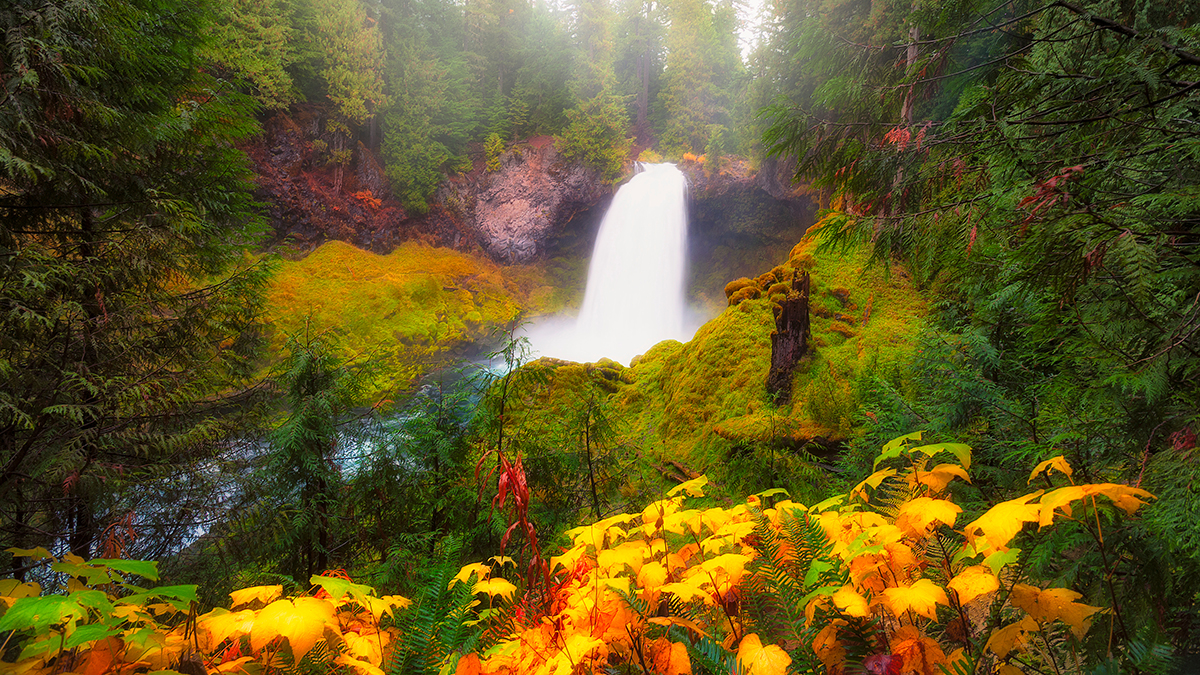 Sahalie Falls Autumn