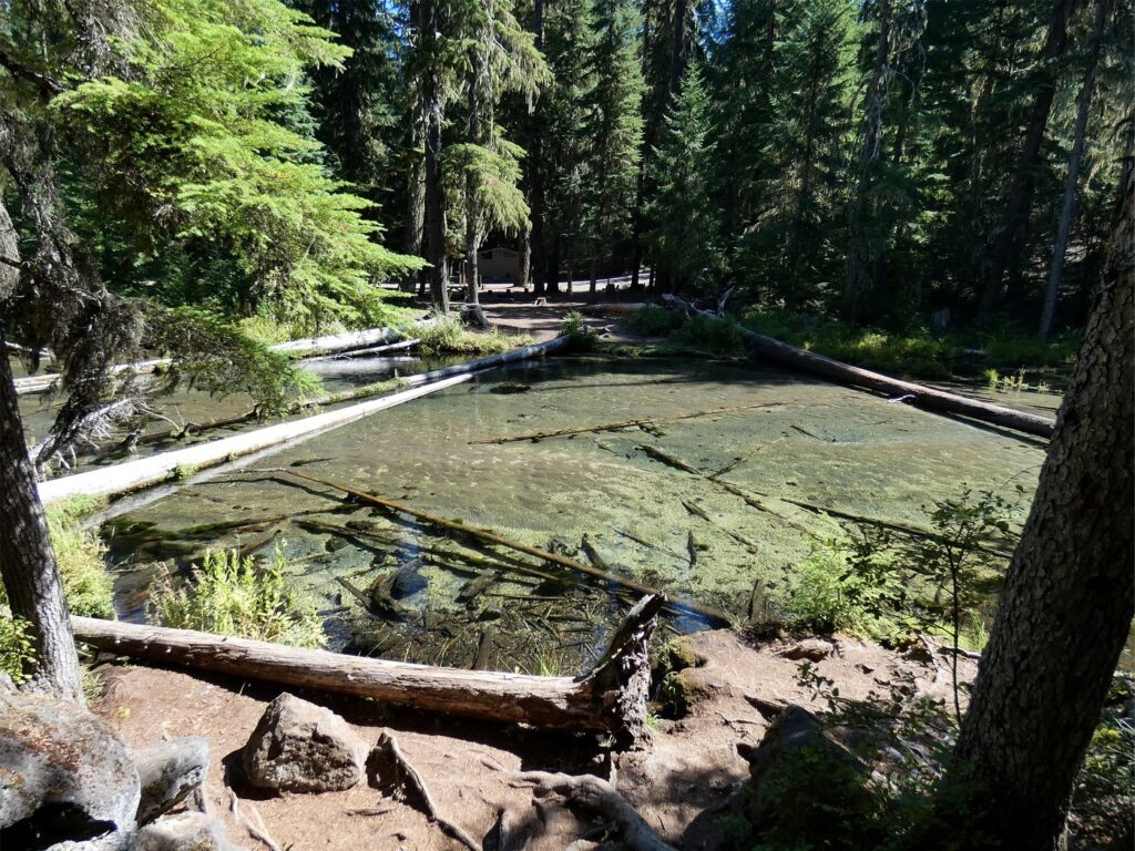 Crystal clear water