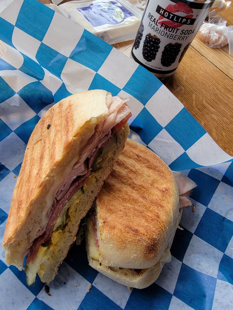 A Cubano sandwich.