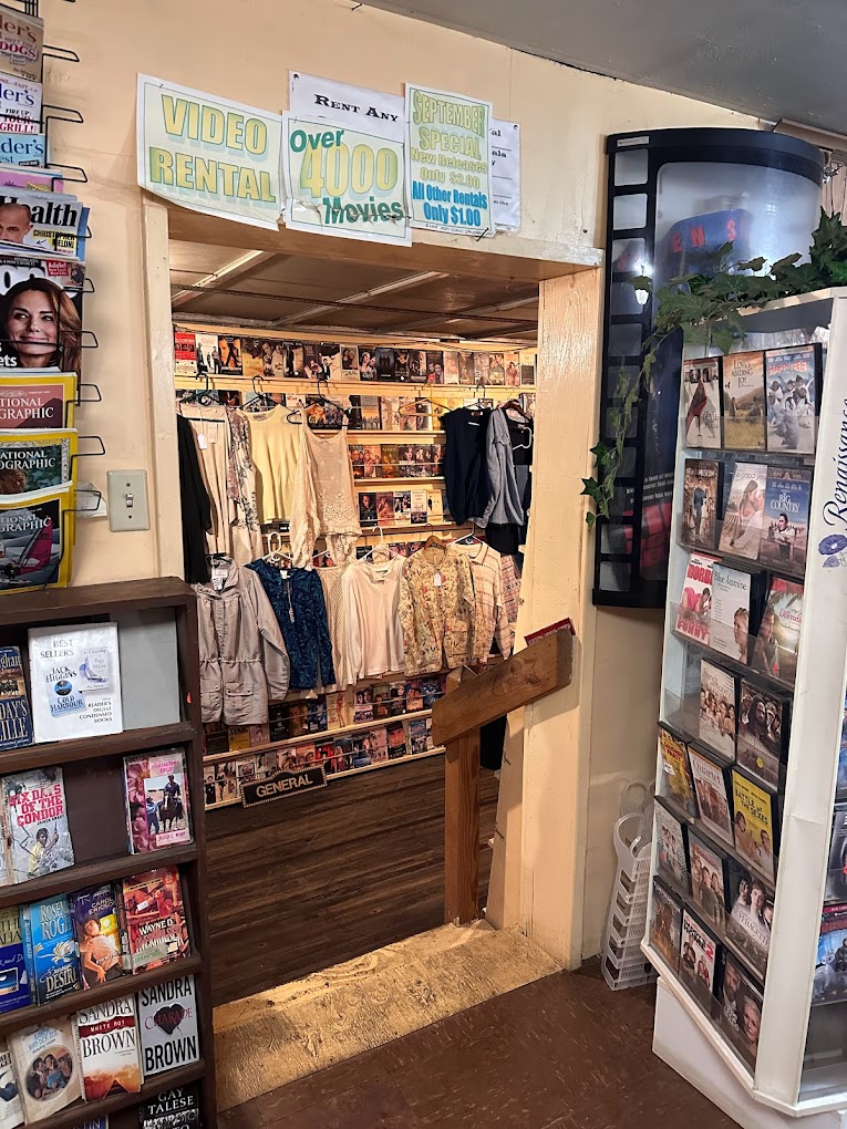 Inside the Covered Bridge Country store.