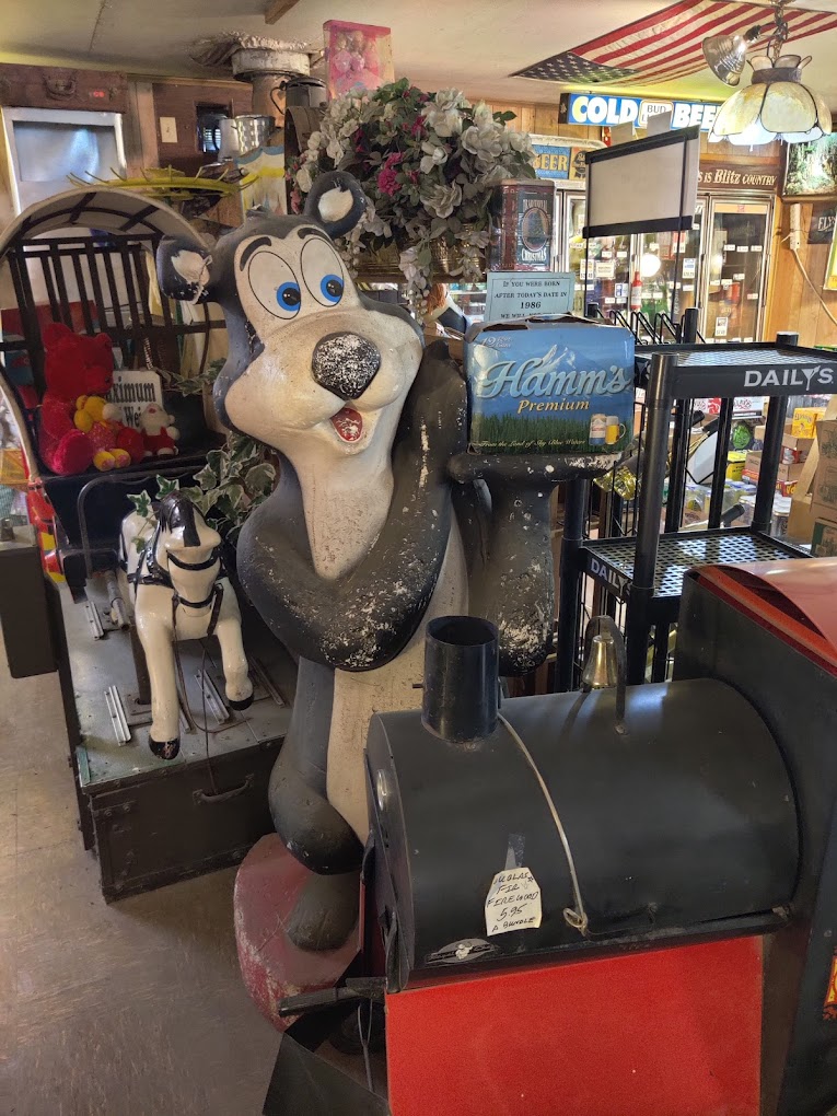 Inside the Covered Bridge Country store.