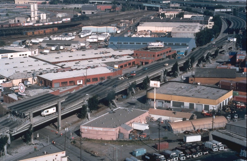 A 6.9 earthquake damaged the Nimitz Freeway in 1989.