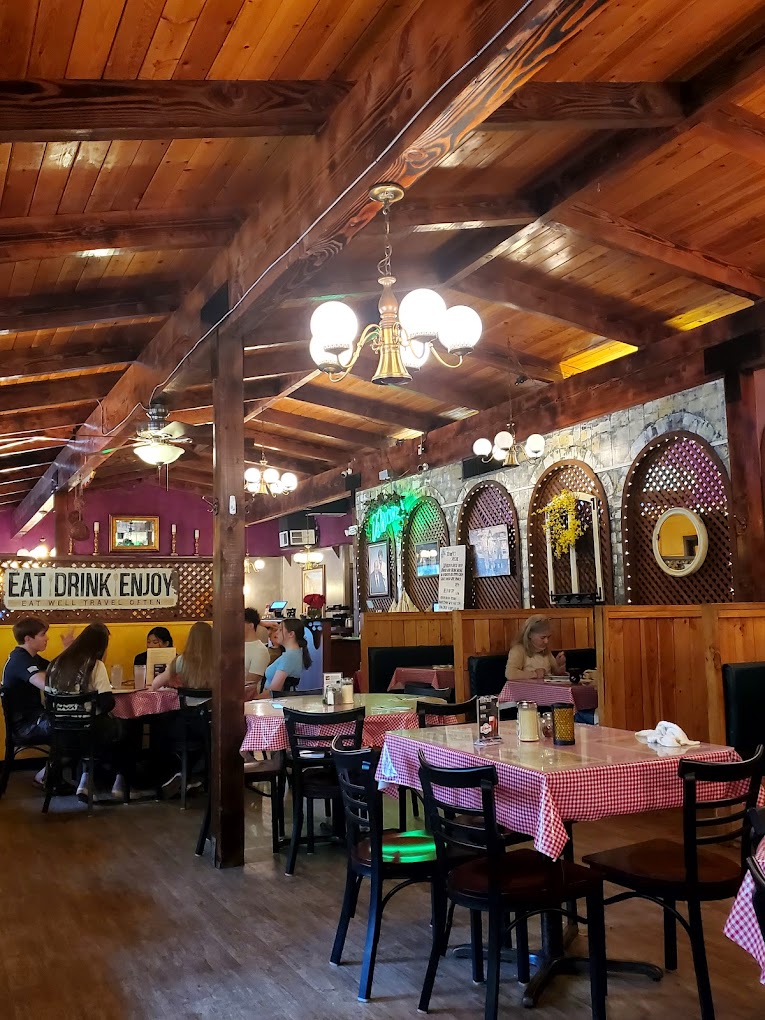 The interior of DeNicola's restaurant.