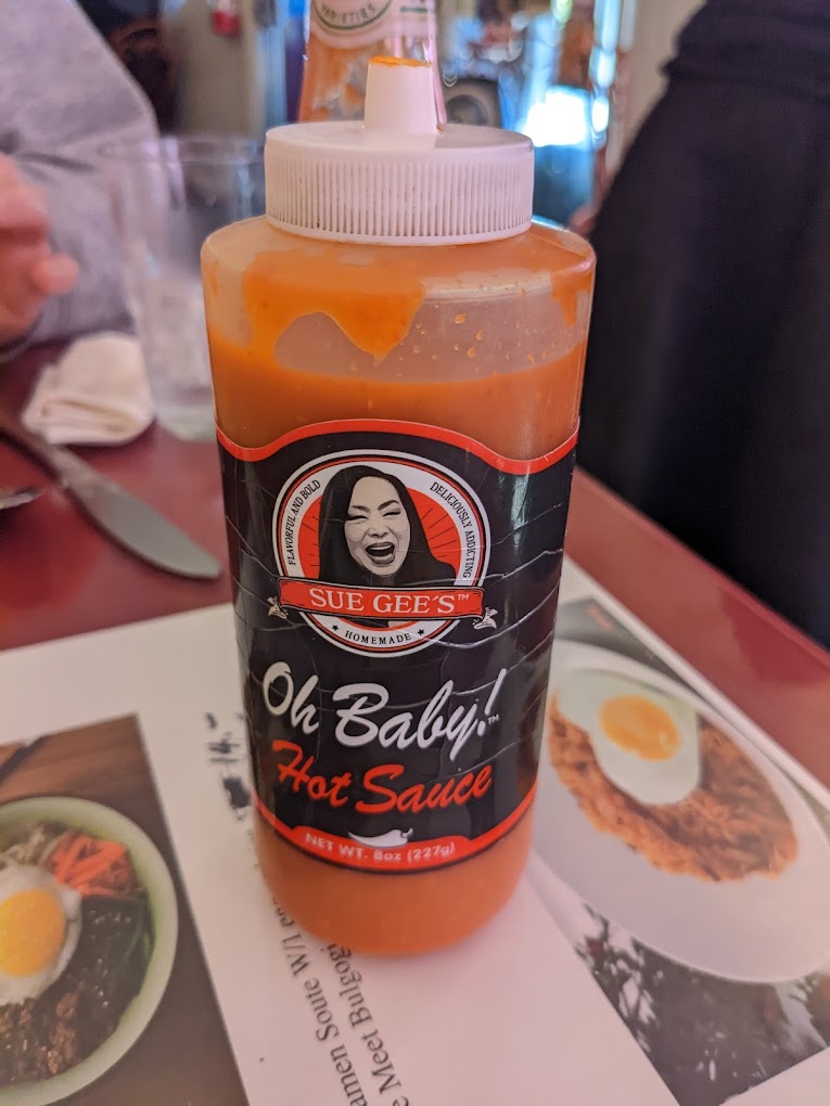 Sue Gee's hot sauce