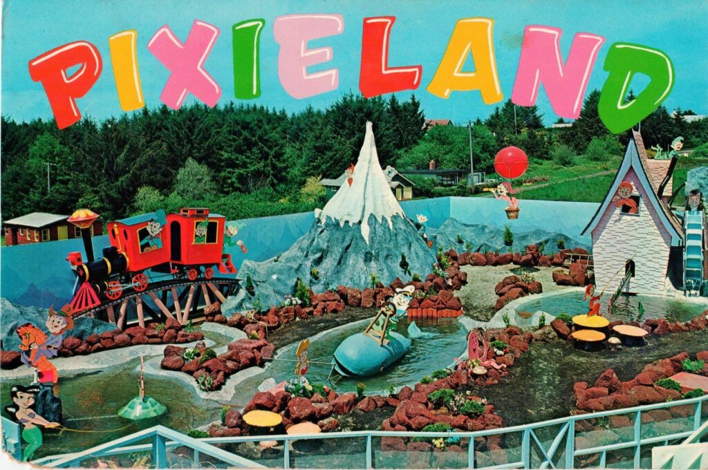 Pixieland, Oregon Coast, Pixie Kitchen, Memories, Oregon History, Theme Park, Oregon's Disneyland, Lincoln City, Oceanlake, Otis, Highway 18, Cascade Head, Jerry Parks