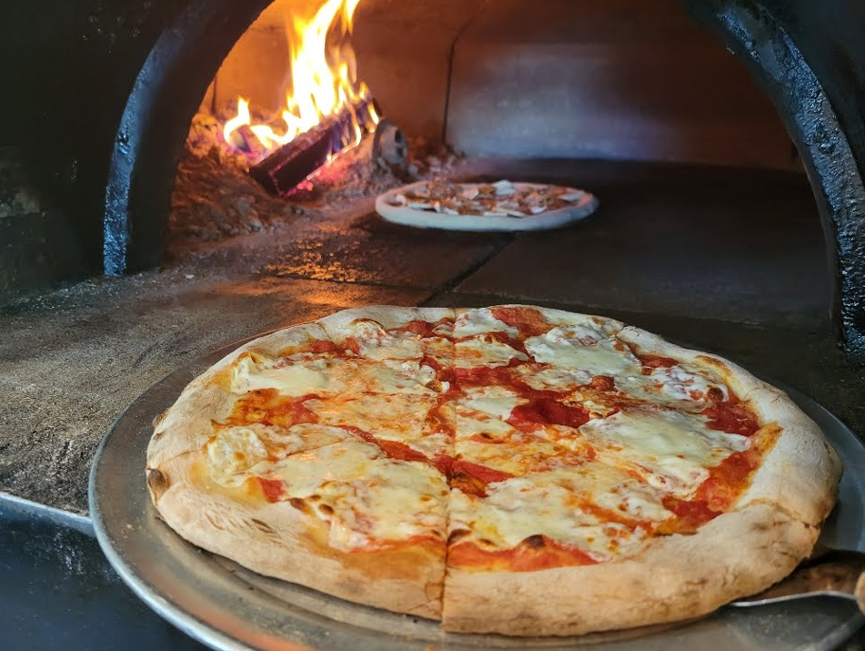 Grace and Hammer, Central Oregon, Redmond, Pizzaria, Wood-Fired Pizza, Best Restaurants, Where to Eat, Casual Vibes, Historic Church, Holy Pizza, Good Eats, Outdoor Seating, Bend Oregon