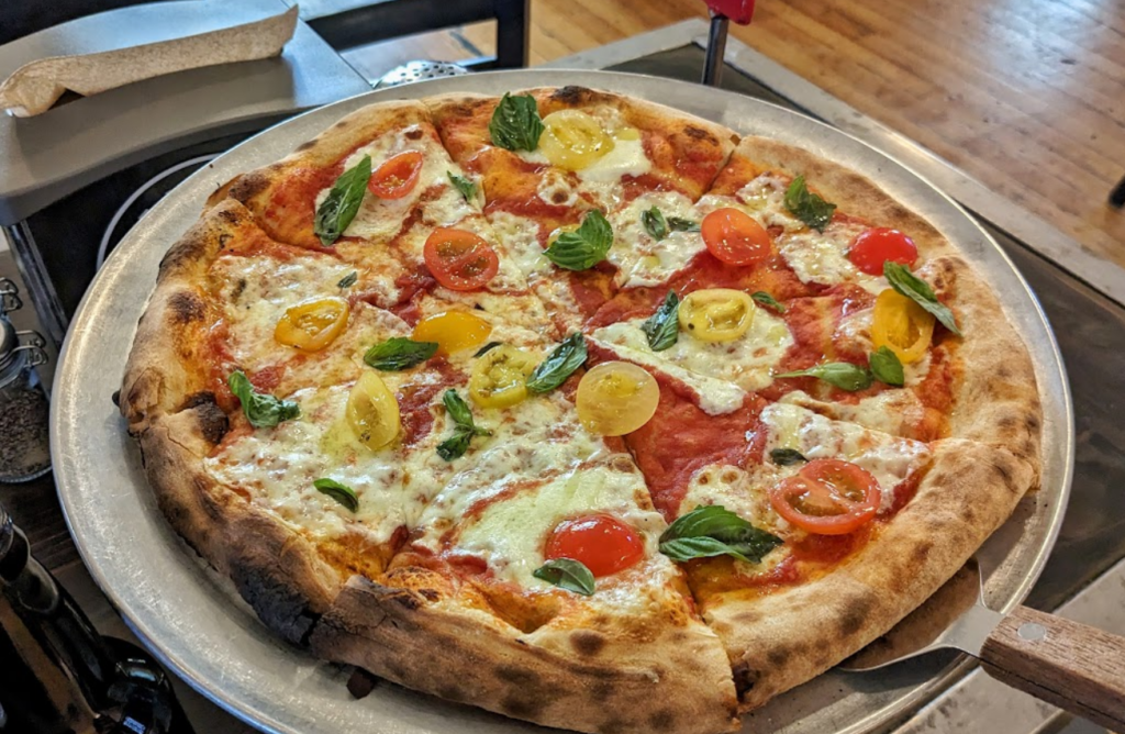 Grace and Hammer, Central Oregon, Redmond, Pizzaria, Wood-Fired Pizza, Best Restaurants, Where to Eat, Casual Vibes, Historic Church, Holy Pizza, Good Eats, Outdoor Seating, Bend Oregon