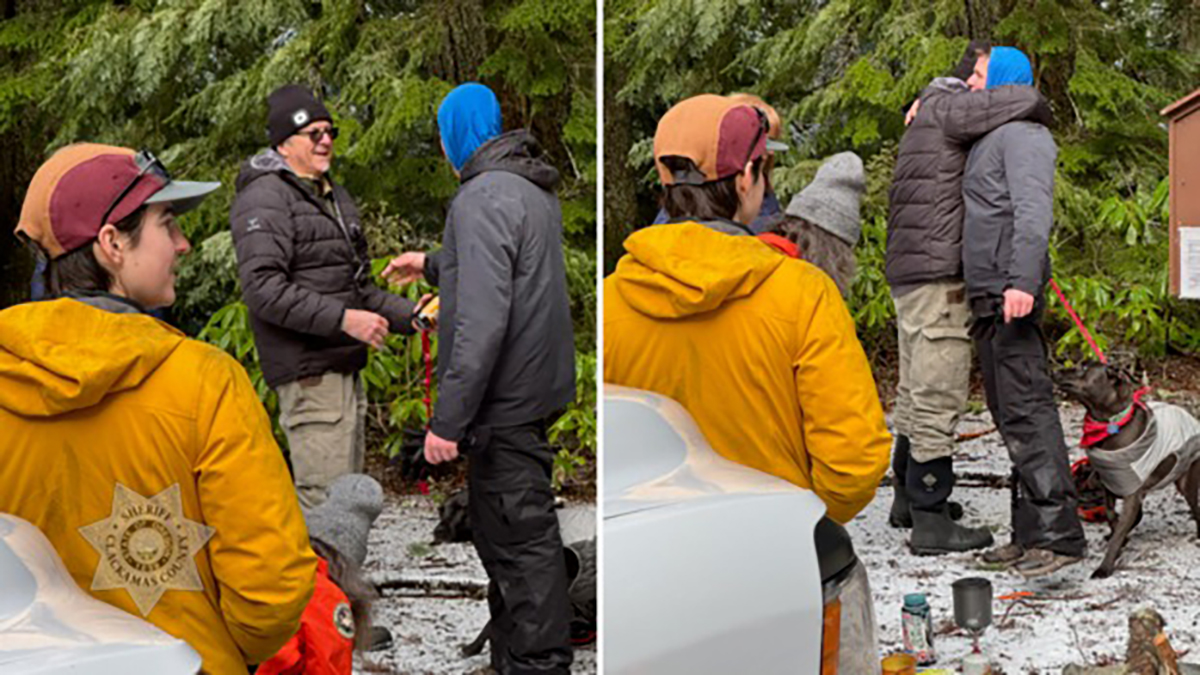 Brendan Davis rescued on Mt. Hood