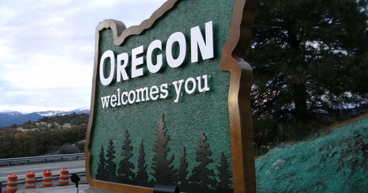 oregon welcomes you sign