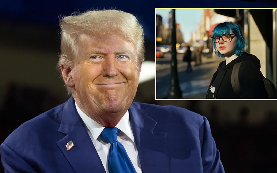 Trump Promises to Restore Natural Hair Greatness by Banning Blue Hair