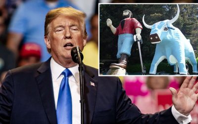 President Trump Taps Paul Bunyan to Dig ‘Yuge’ Canal from Oregon to California to Fight Wildfires