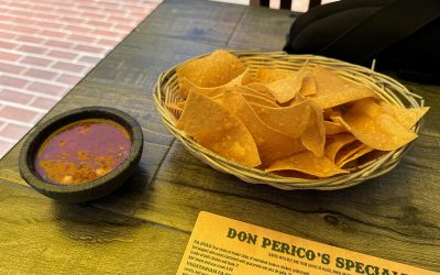 Salem Man Feeling Pretty Good About 4th Basket of Tortilla Chips at Mexican Restaurant