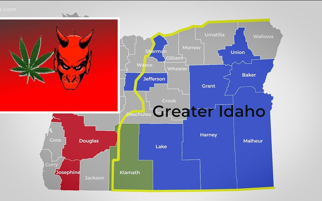 Greater Idaho Plans Halted: “We Won’t Let The Devil’s Lettuce Corrupt Our Righteous State”