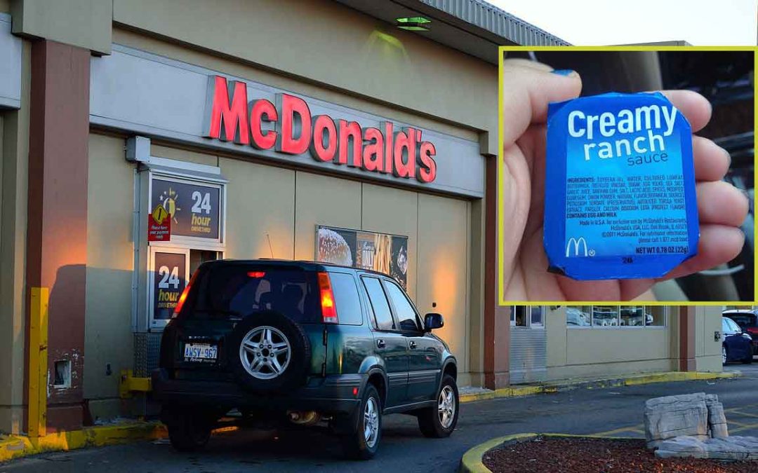 Fast Food Worker Accidentally Gives Customer Every Sauce He Requested