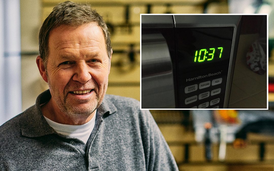 Heroic Father Proudly Sets Microwave Clock For Daylight Savings Before Everyone Wakes Up