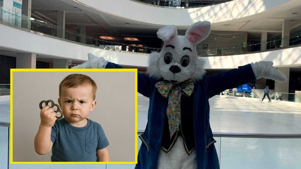 easter bunny lloyd center gig