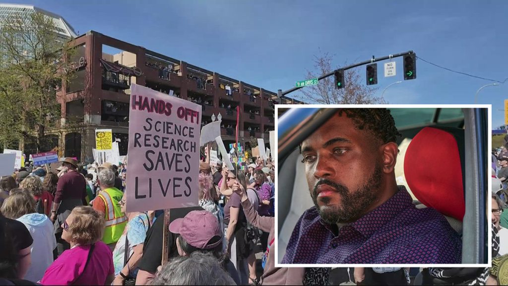 Anti-Trump protest in Portland, Oregon