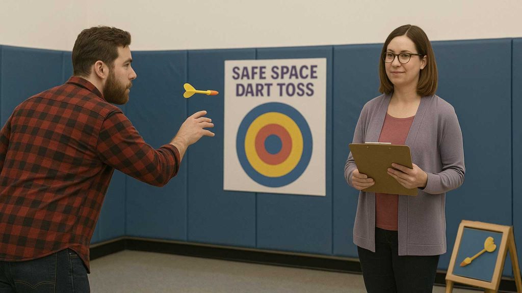 safe space rubber darts in oregon