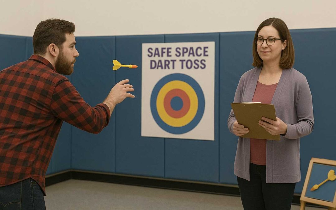 Oregon Democrats Introduce Bill to Replace Axe Throwing With Safe Space Rubber Dart Toss