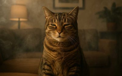 Missing Eugene Cat Allegedly Just Blazed Out of His Mind at the Neighbors’ Place