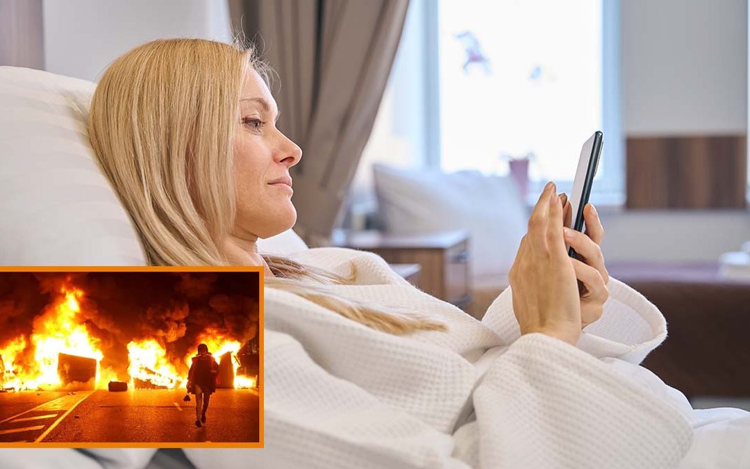 Woman Awakens Peacefully to Birds Chirping, Immediately Reminded That Global Collapse is Near