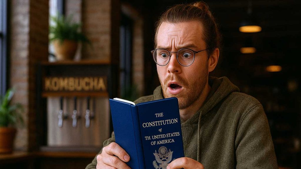 Eugene man surprised by constitution