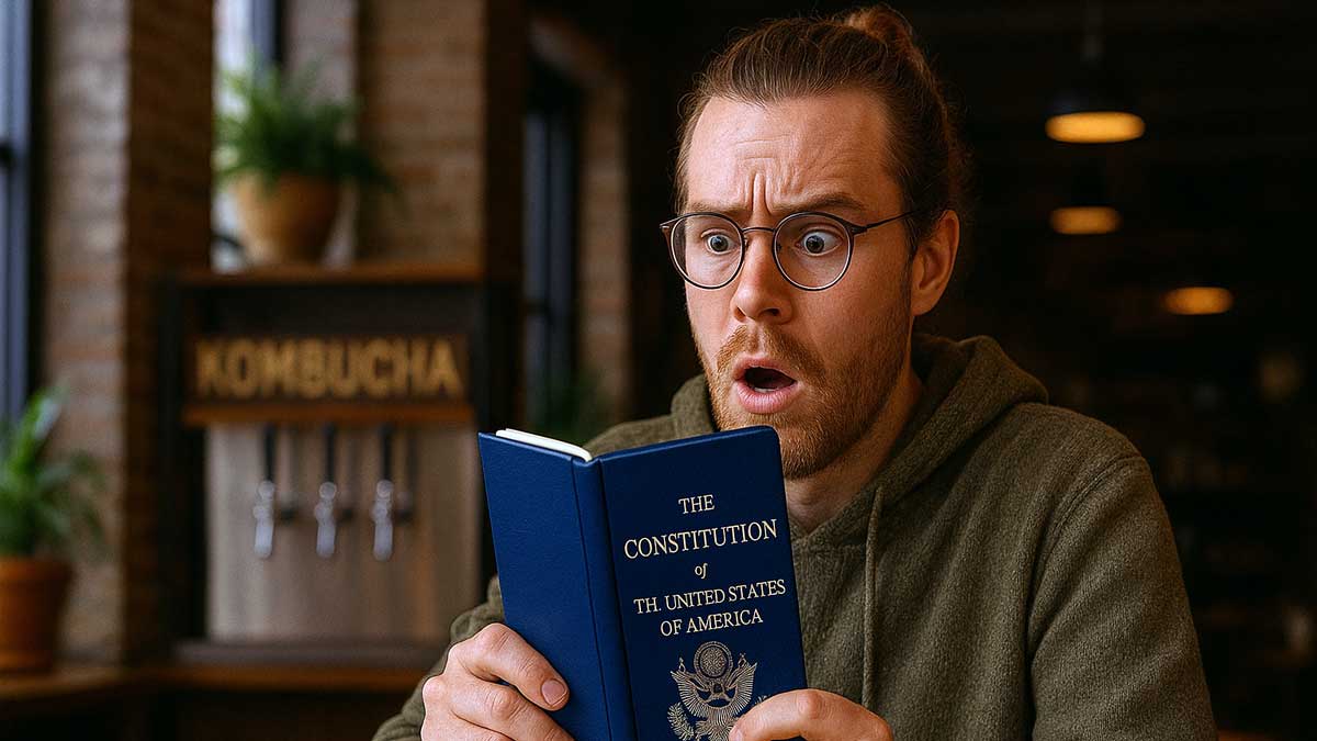 Eugene man surprised by constitution