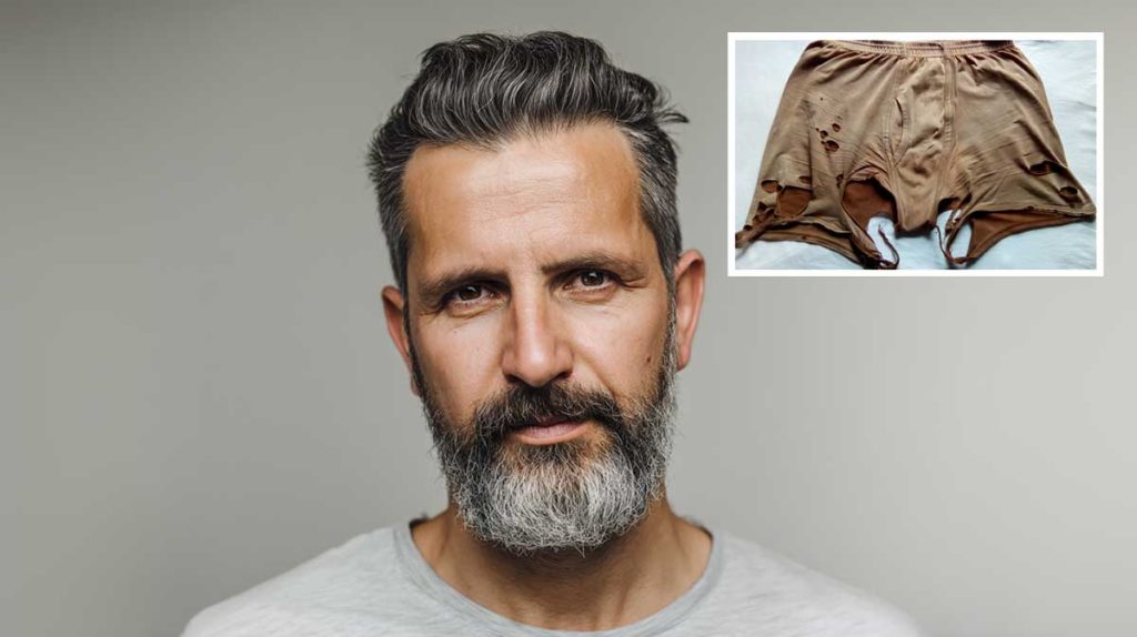 sad dad and his holey boxers