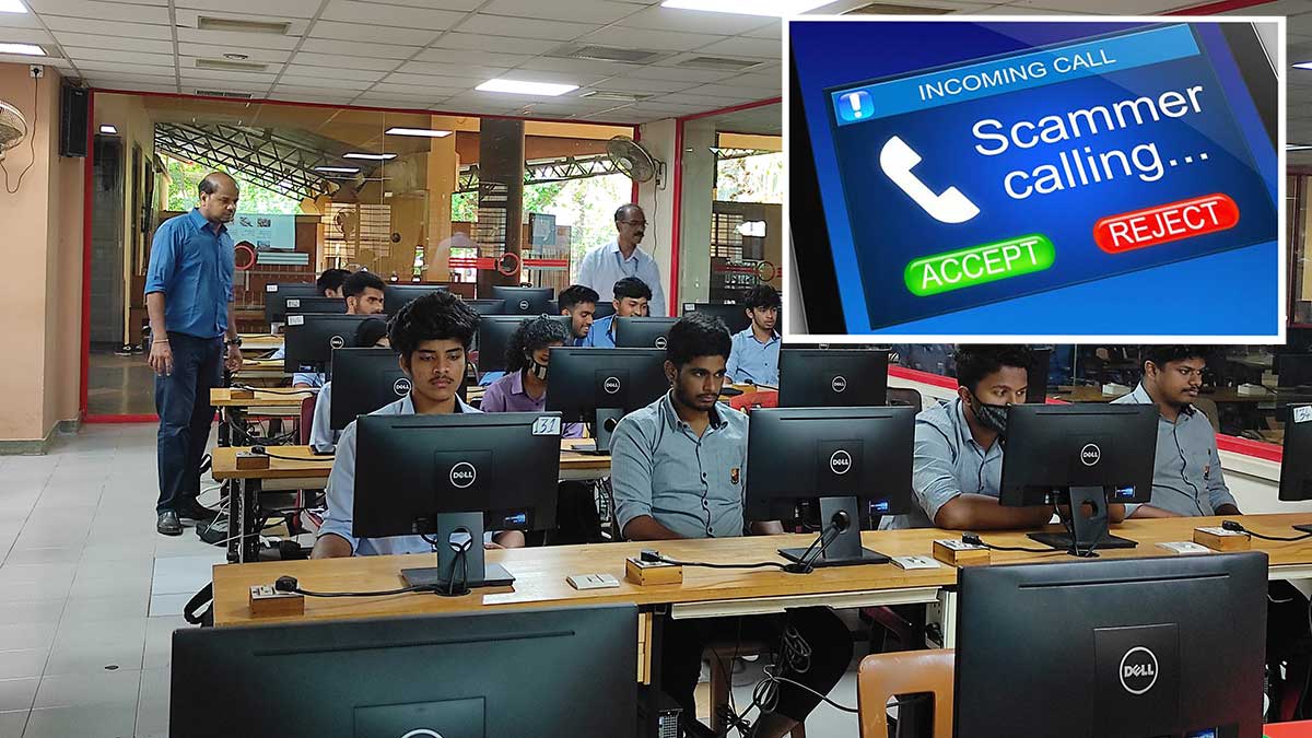 scam callers from a call center in India