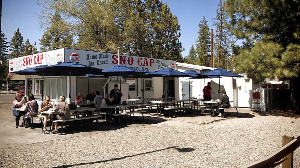 Sno cap in Oregon