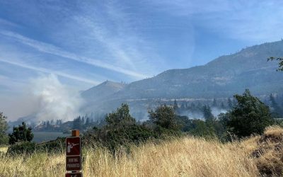 Wildfire Erupts Near Rowena Crest, Level 3 Evacuations Ordered