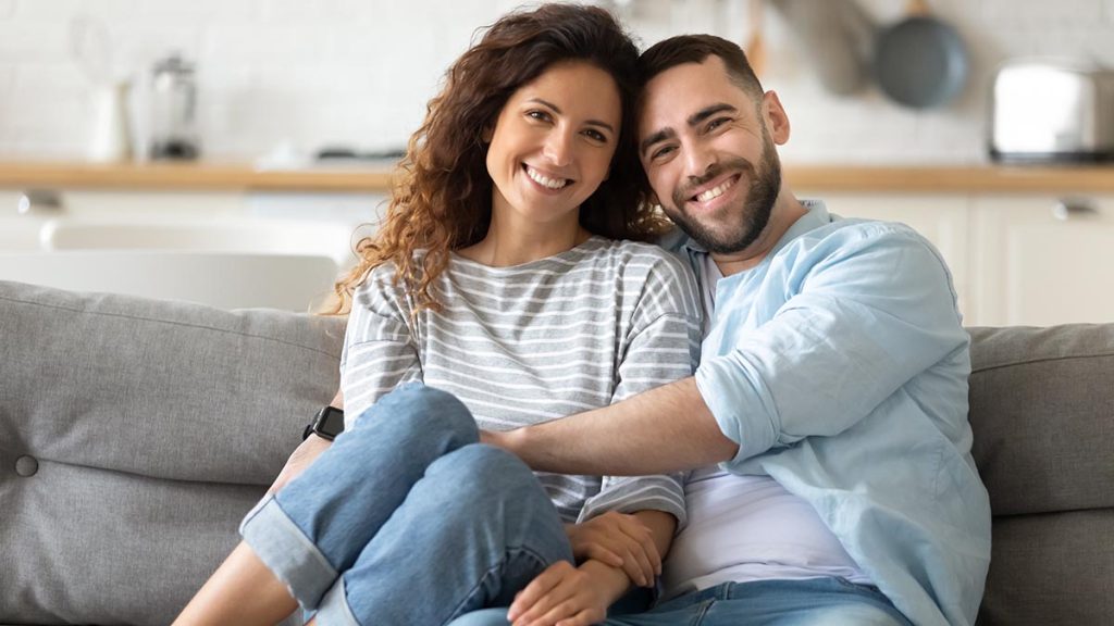 happy heterosexual man comes out of the closet