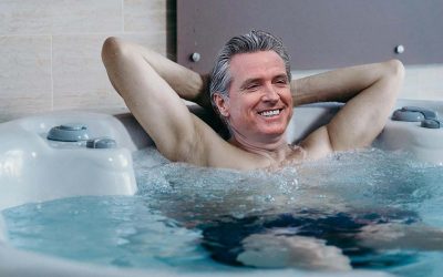 Newsom Freshly Gelled Up, Assures Californians Everything’s Under Control