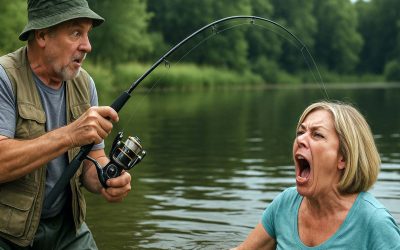Man Fishing for Dinner Horrified After Reeling In Screaming Vegetarian Karen