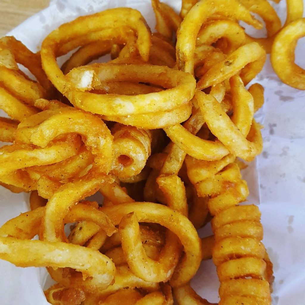 Perfect looking curly fries.