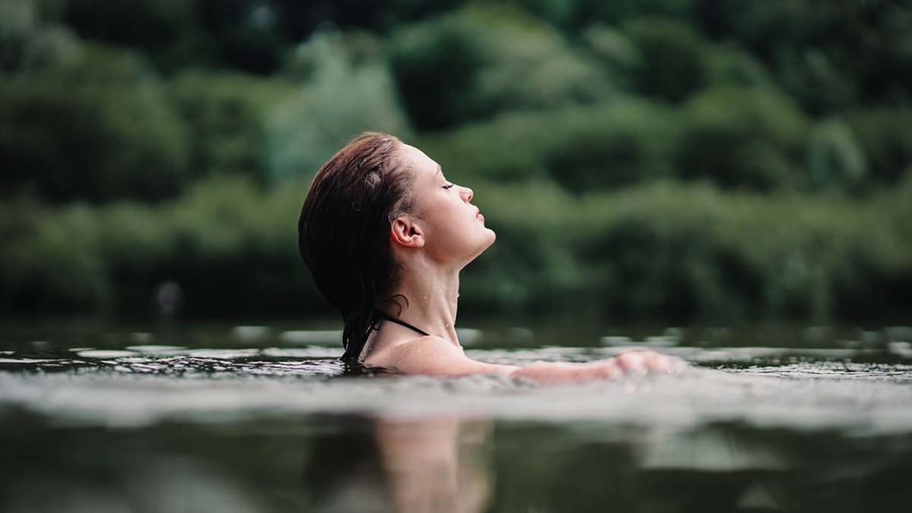 hot springs woman