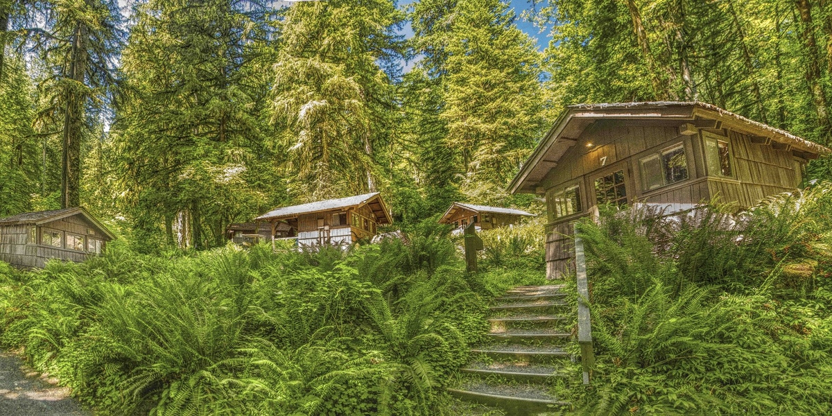 Smith Creek Village, Silver Falls State Park, Oregon, Waterfall Wonderland, Ten Waterfalls Hike, Oregon's Crown Jewel, Forest Bathing, Where to Stay, Lodging in Silver Falls State Park, Cozy Cabins, Civilian Conservation Corps, Oregon History