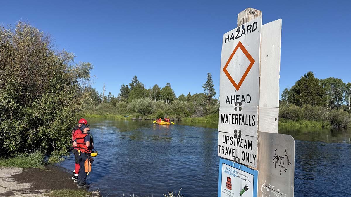 1 Dead, 2 Missing After Group Swept Over Waterfall Near Bend