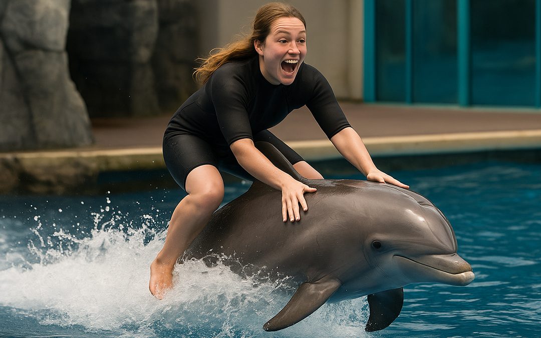 New Oregon Coast Park Lets Tourists Ride Dolphins Like Sea Cowboys