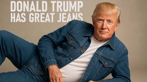 American Eagle Under Fire for New Ad Featuring Trump Looking Hot in Jeans
