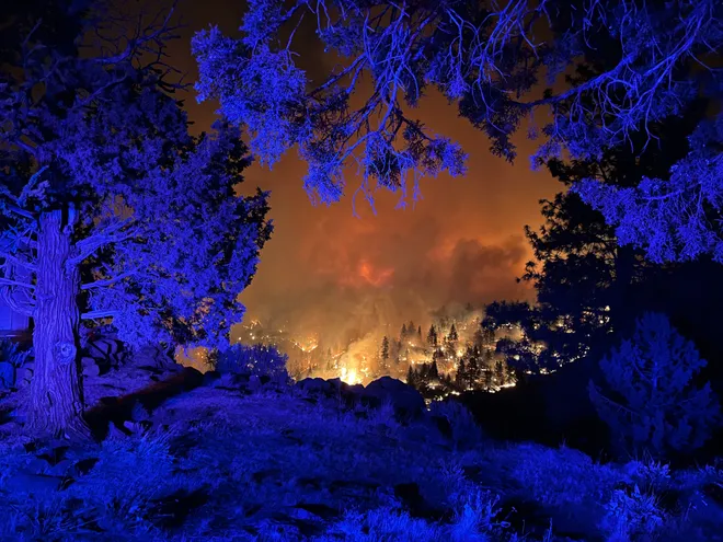 Flat Fire in Central Oregon