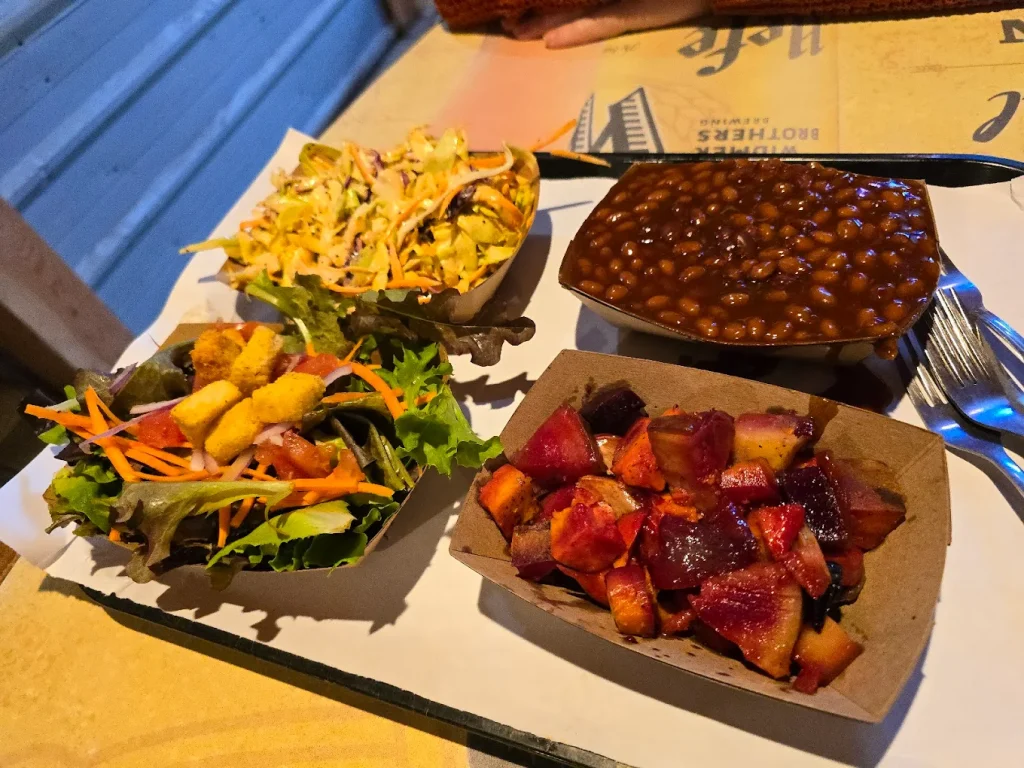 Delicious food at Rattlesnake BBQ.