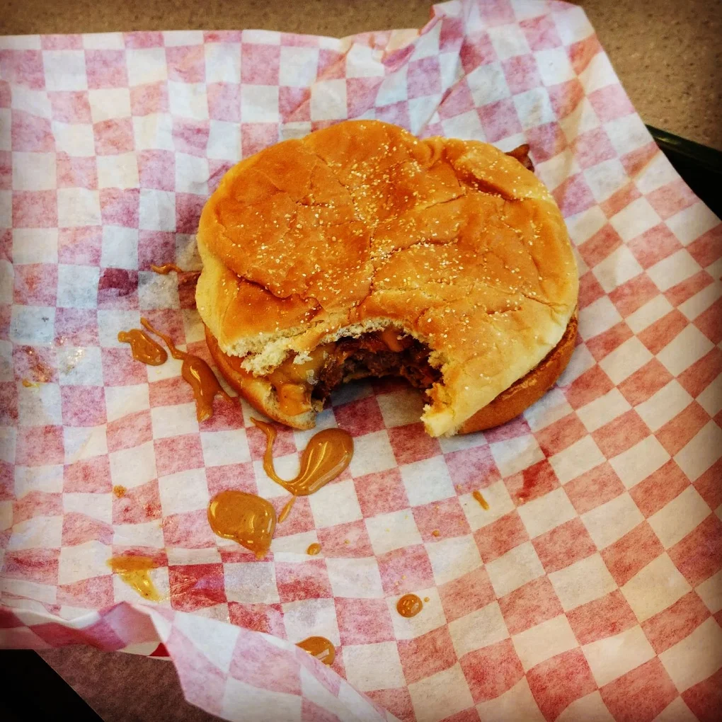 The Peanut Butter Bacon Cheddar Burger.
