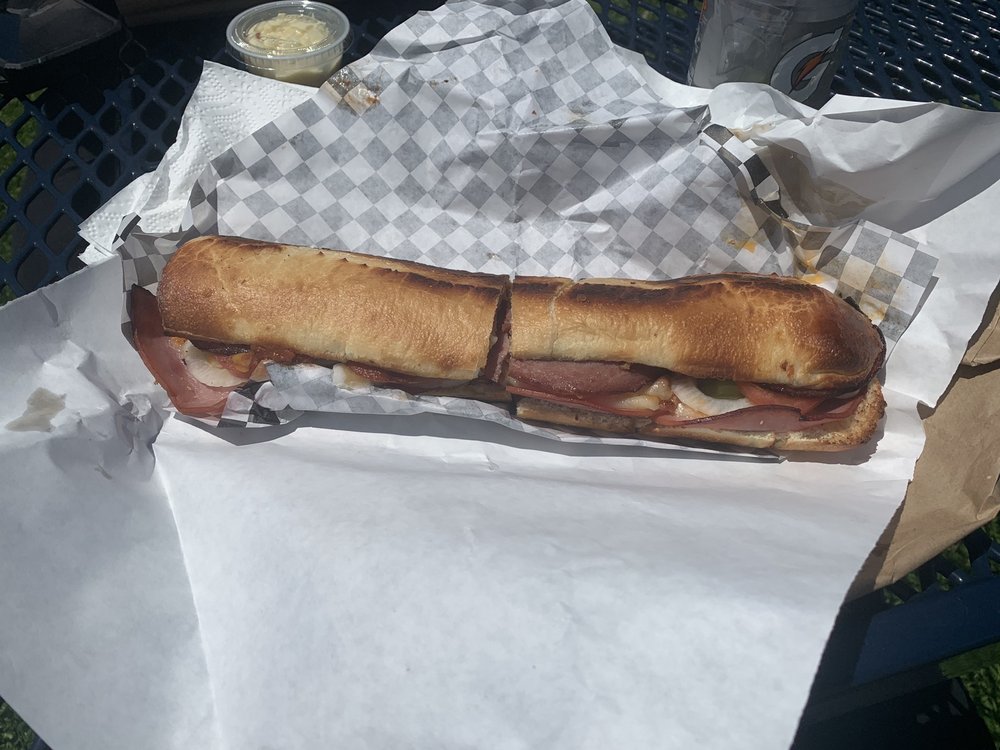 A huge, toasty grinder at Vinnies.