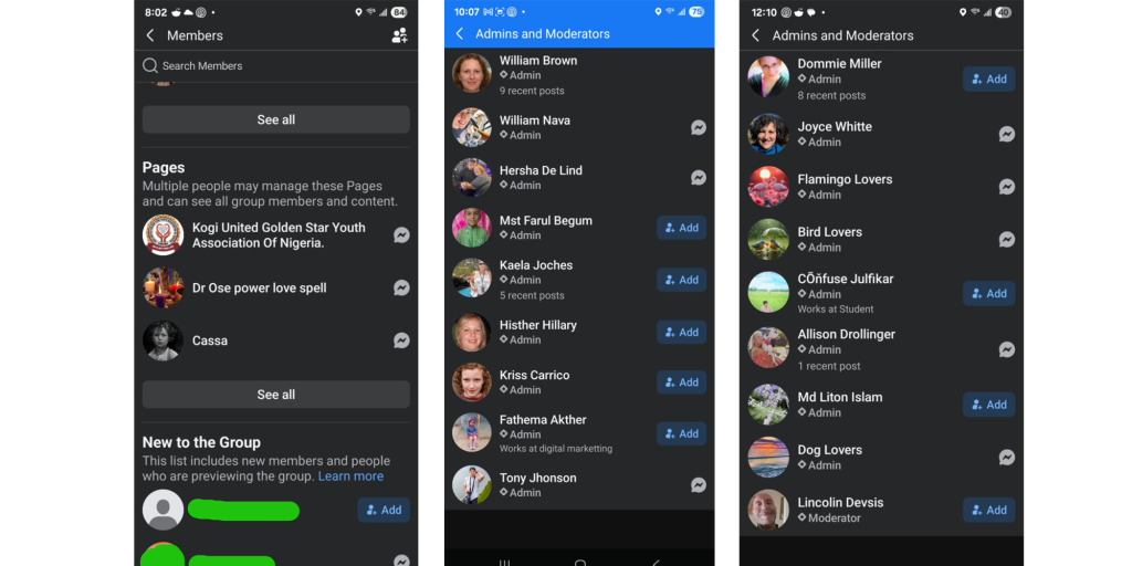 Facebook groups, Phishing Scams, Shill Accounts, Oregon History (State), I Love Oregon, cyber security, online safety, t-shirt selling scams, 2025, fake accounts, bot posting