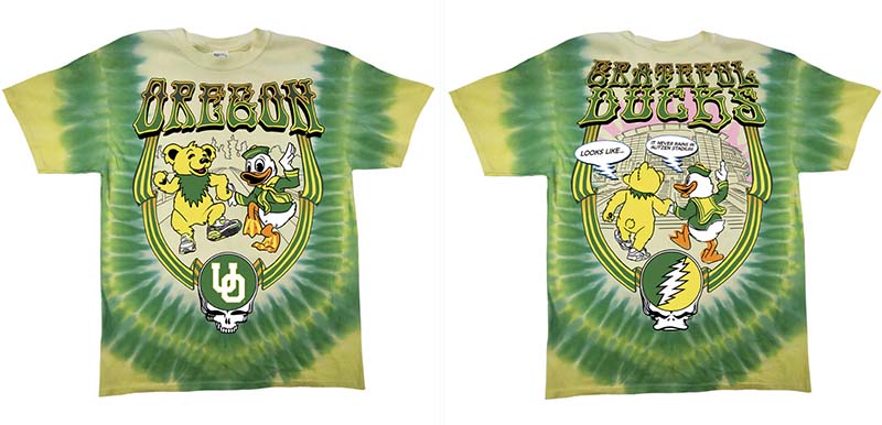 grateful dead autzen tee shirts
