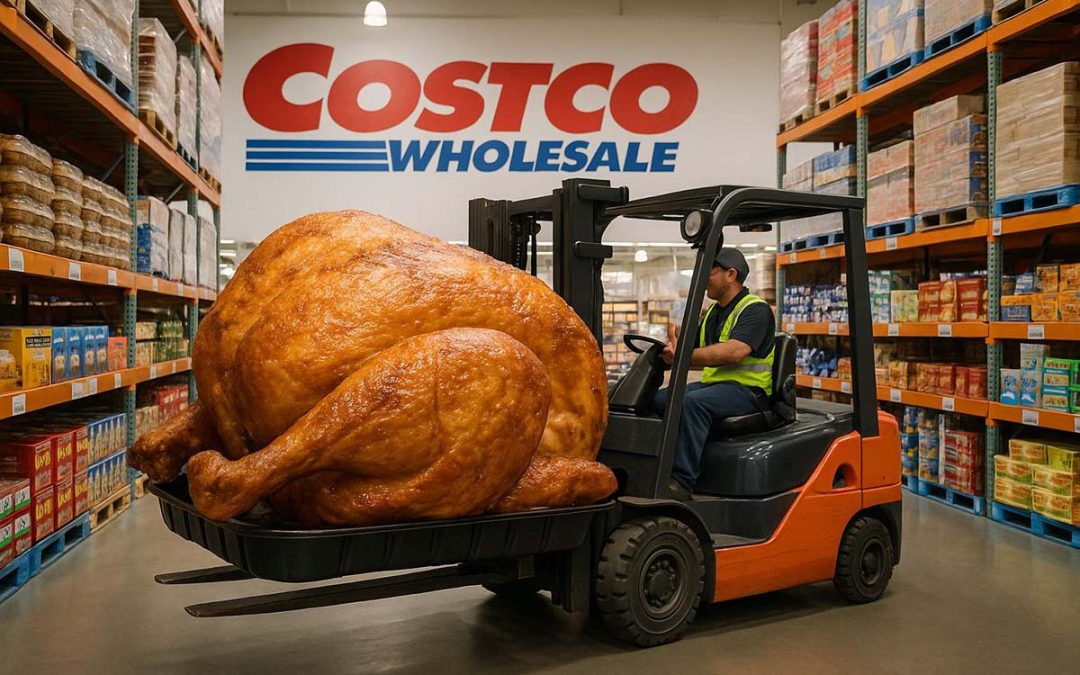 Costco Unveils 470 lbs Rotisserie Chicken in Oregon, Forklifts Now Available at Checkout