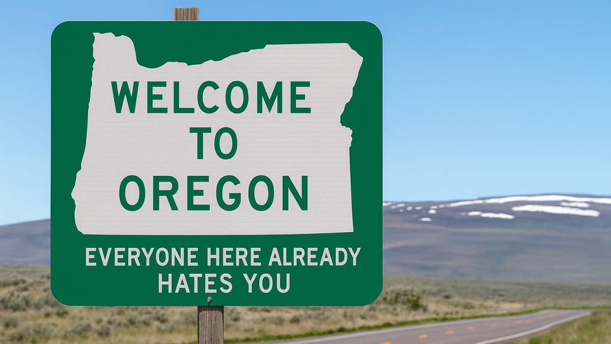 oregon hates you Oregon hates you sign in Oregon