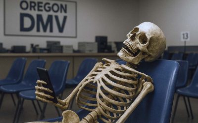 Oregon Man Dies Peacefully at DMV, Still Waiting for His Number