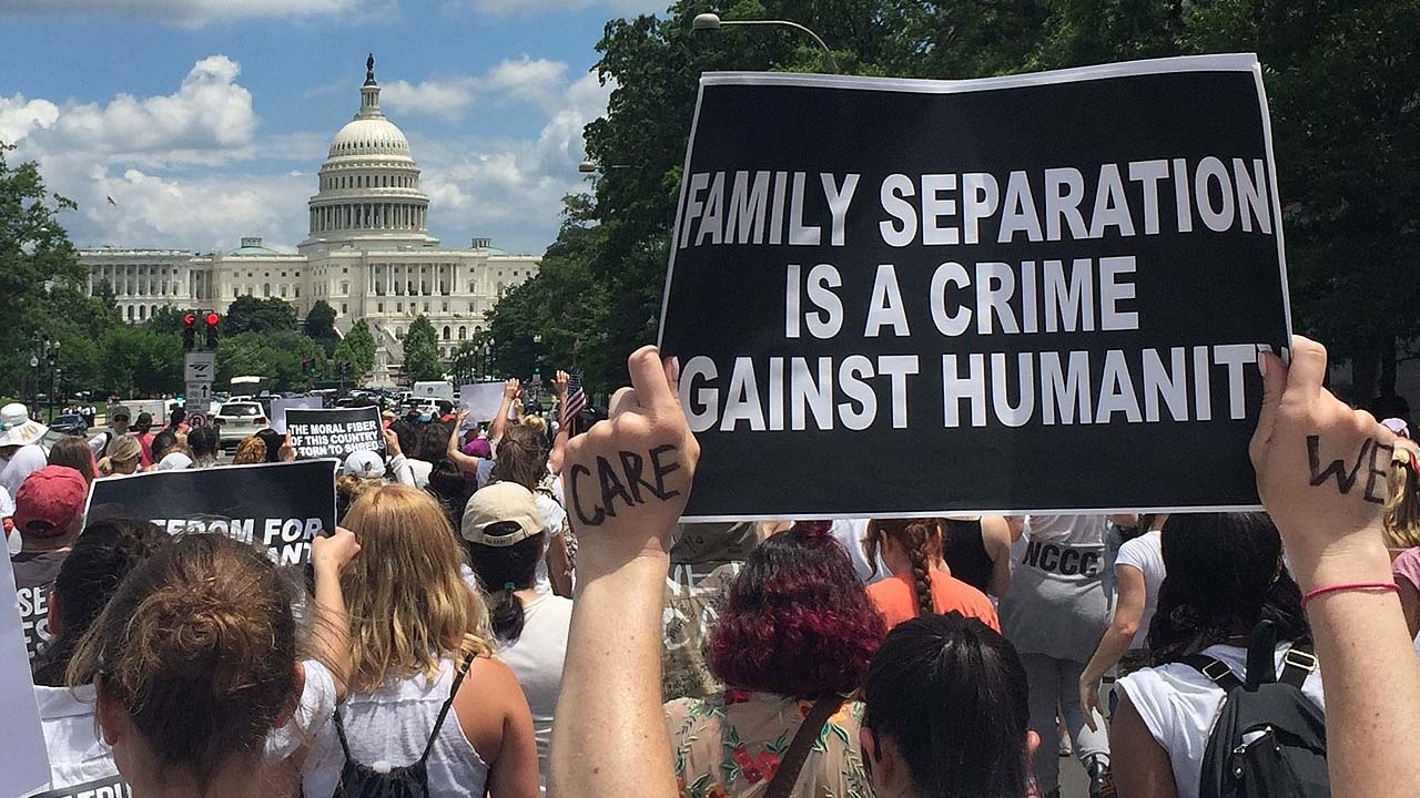Protesting ICE in Washington DC
